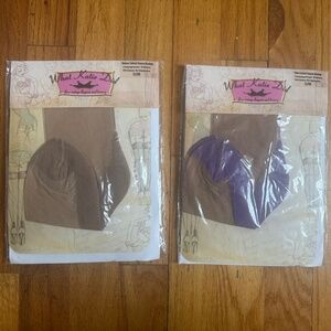 What Katie Did retro glamour seamed stockings, Champagne/latte, champagne/lilac